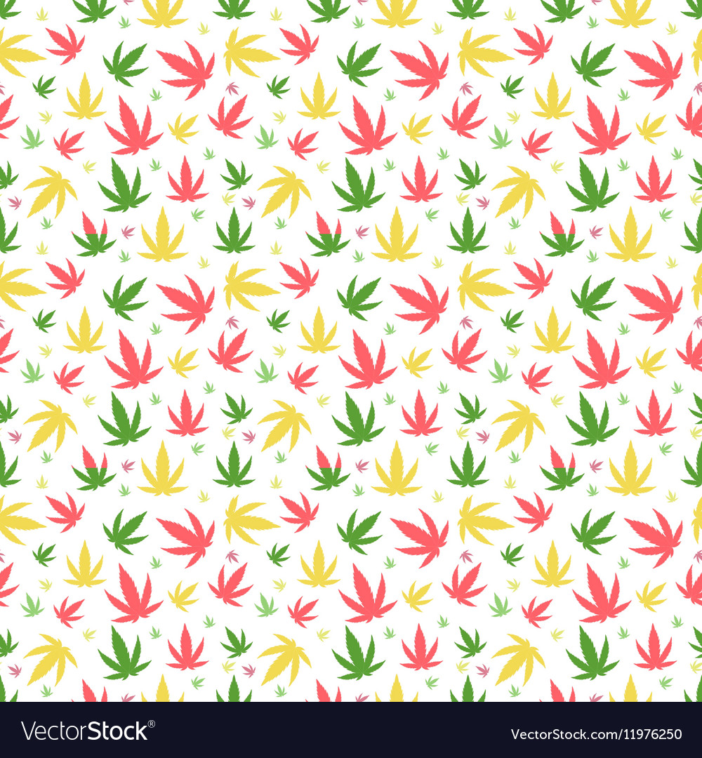 Marijuana background seamless patterns