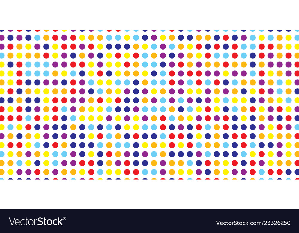 Polka dot pattern with small circles dotted