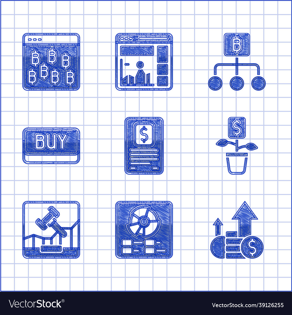 Set business finance report pie chart infographic