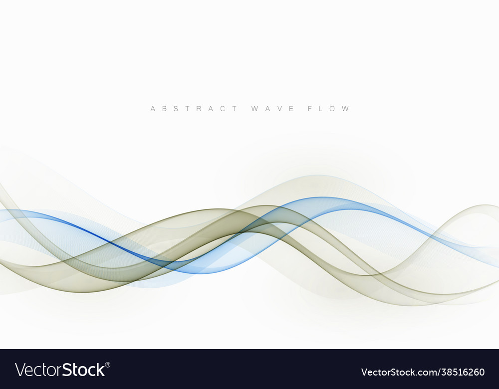 Abstract background waved lines vector image Abstract background waved lines