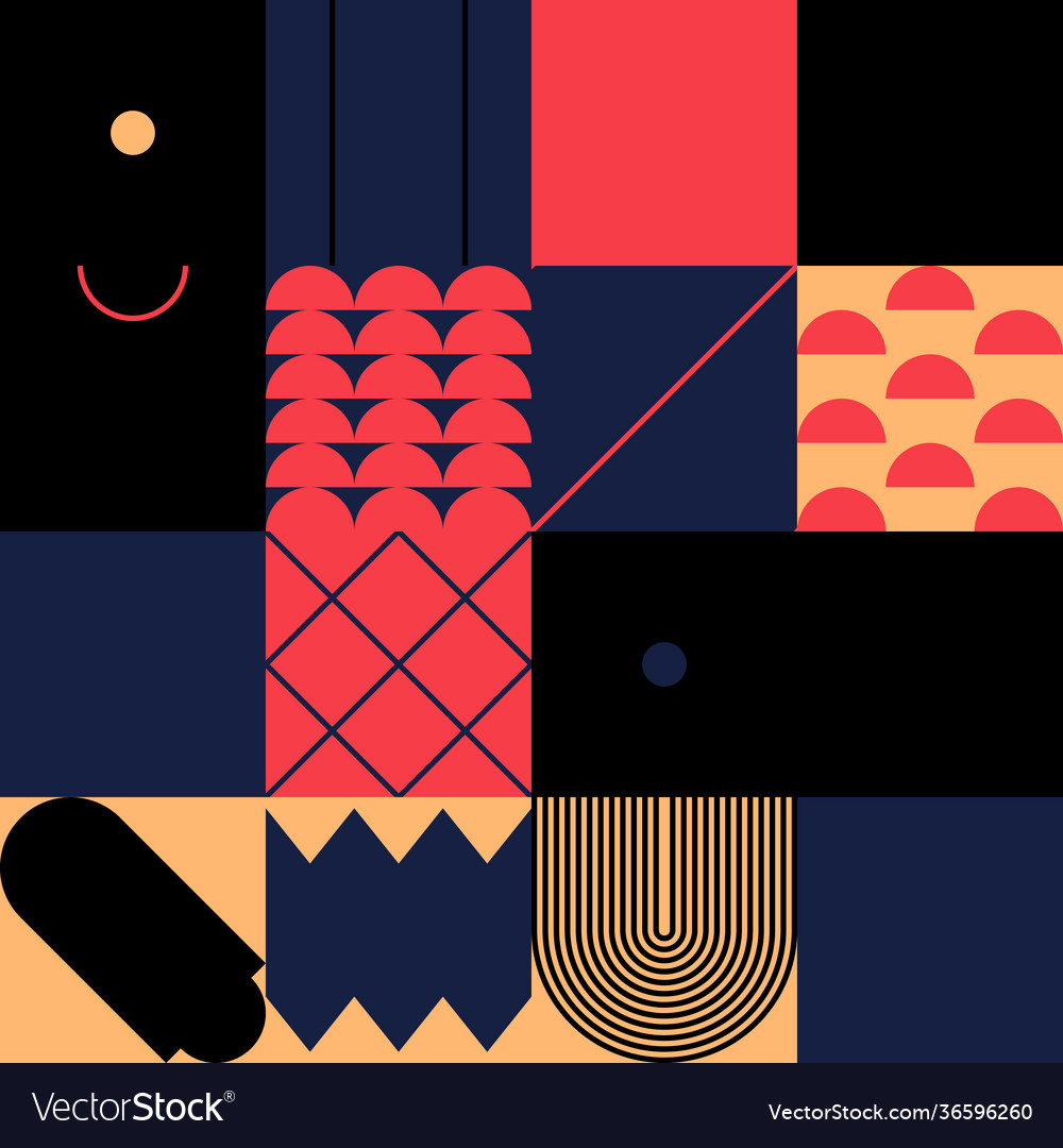 Abstract pattern design elements