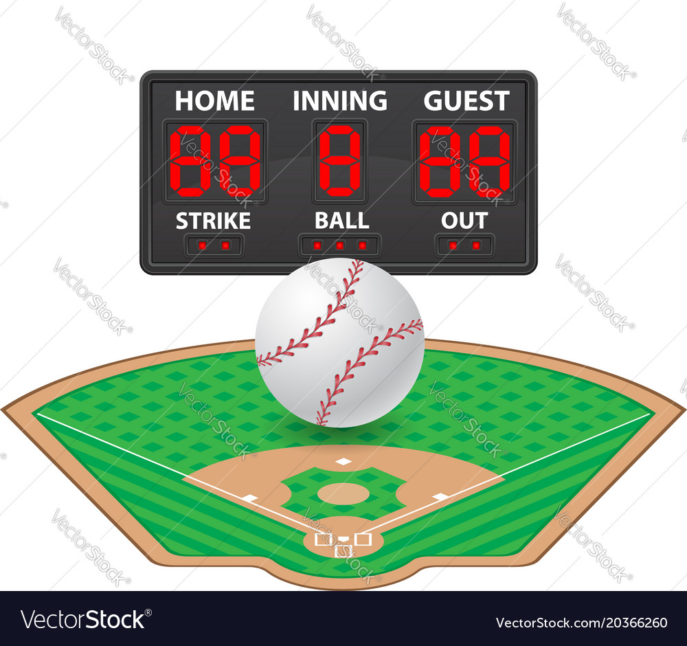 Digital Baseball Score