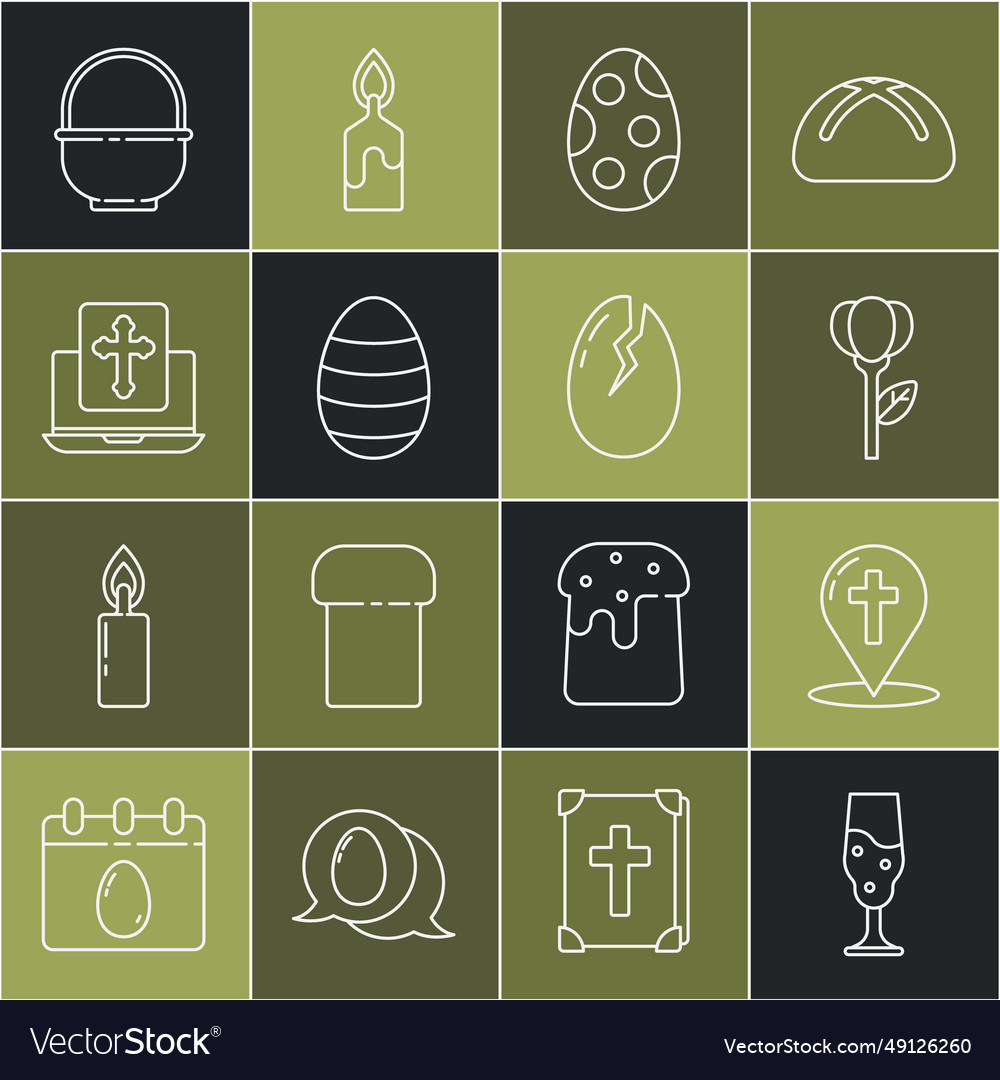 Set line wine glass map pointer with christian