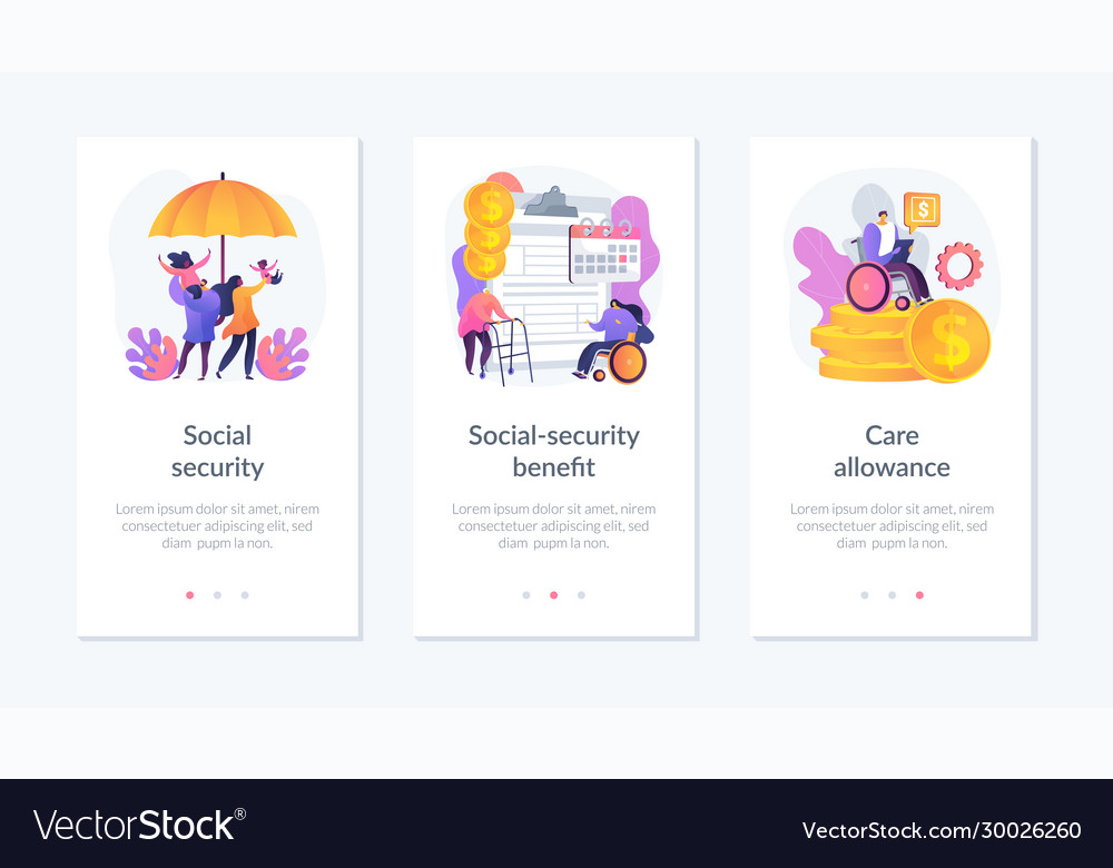 State social security system app interface
