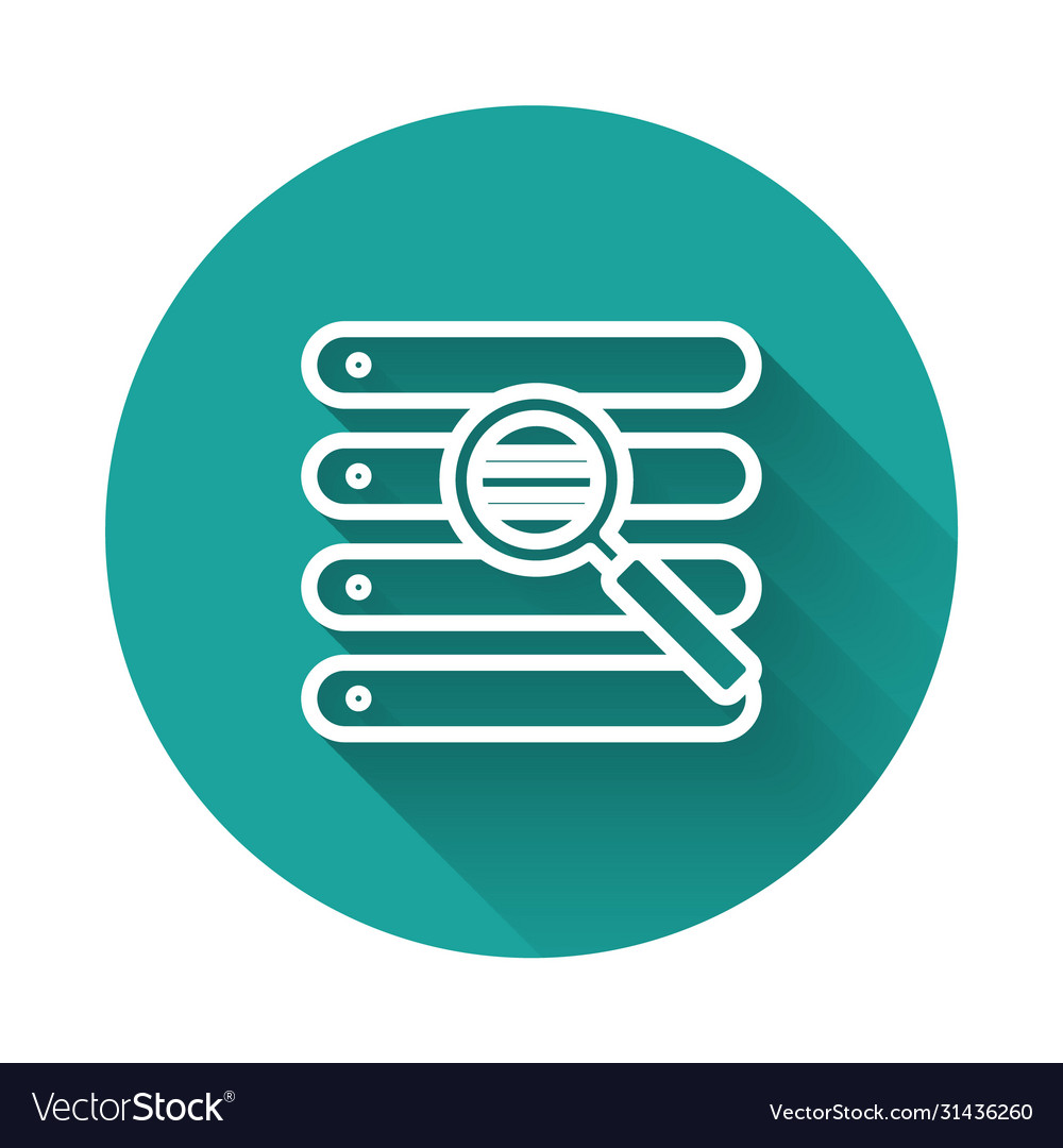 White line search in a browser window icon