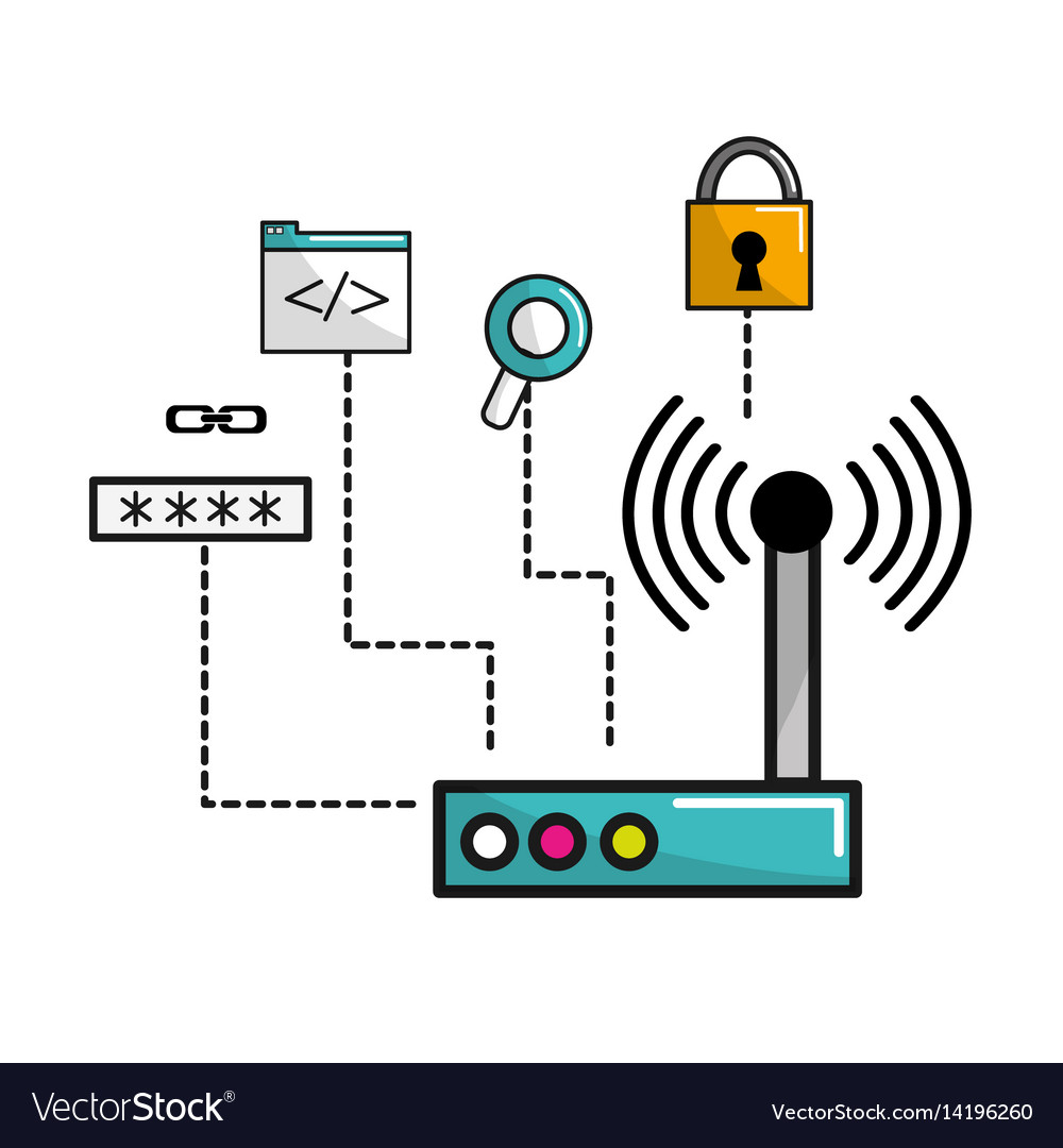 Wifi router connection data information