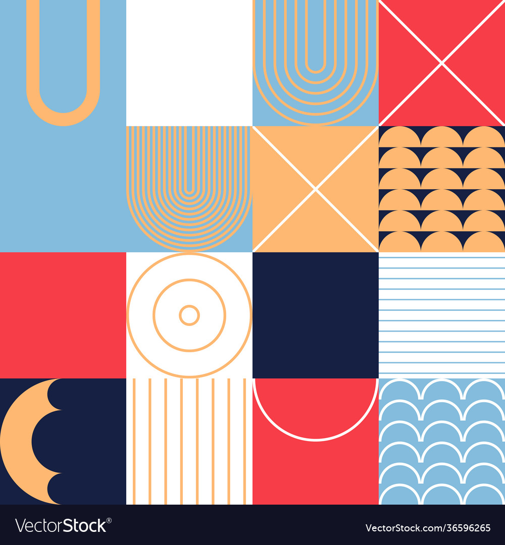 Abstract pattern design elements vector image Abstract pattern design elements