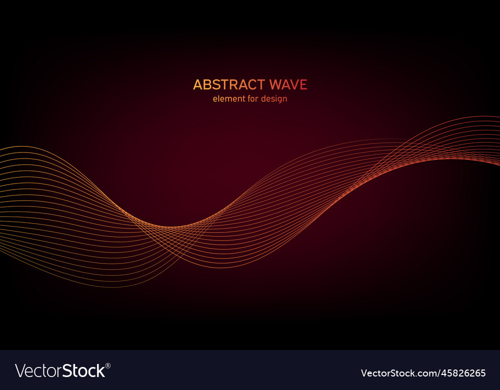 Abstract wave element for design digital vector image Abstract wave element for design digital