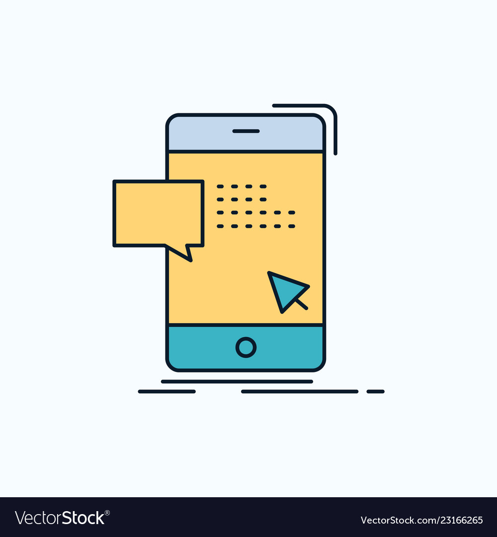 Bulk dialog instant mail message flat icon green vector image Bulk dialog instant mail message flat icon green