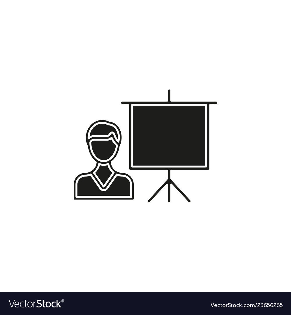 Conference Presentation - Business Royalty Free Vector Image