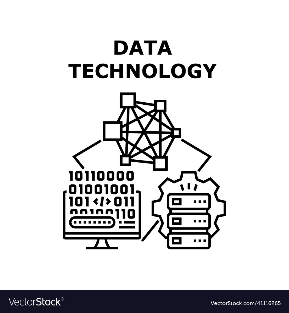 Data technology icon