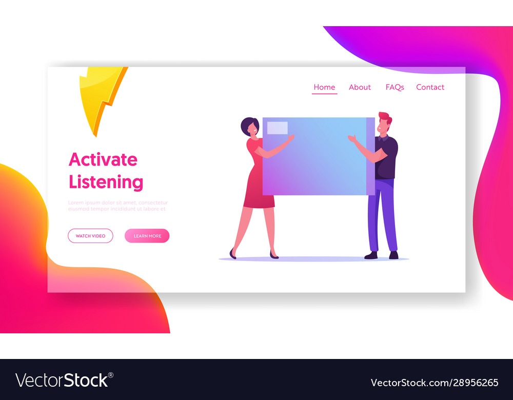 Digital archive database management organization vector image Digital archive database management organization