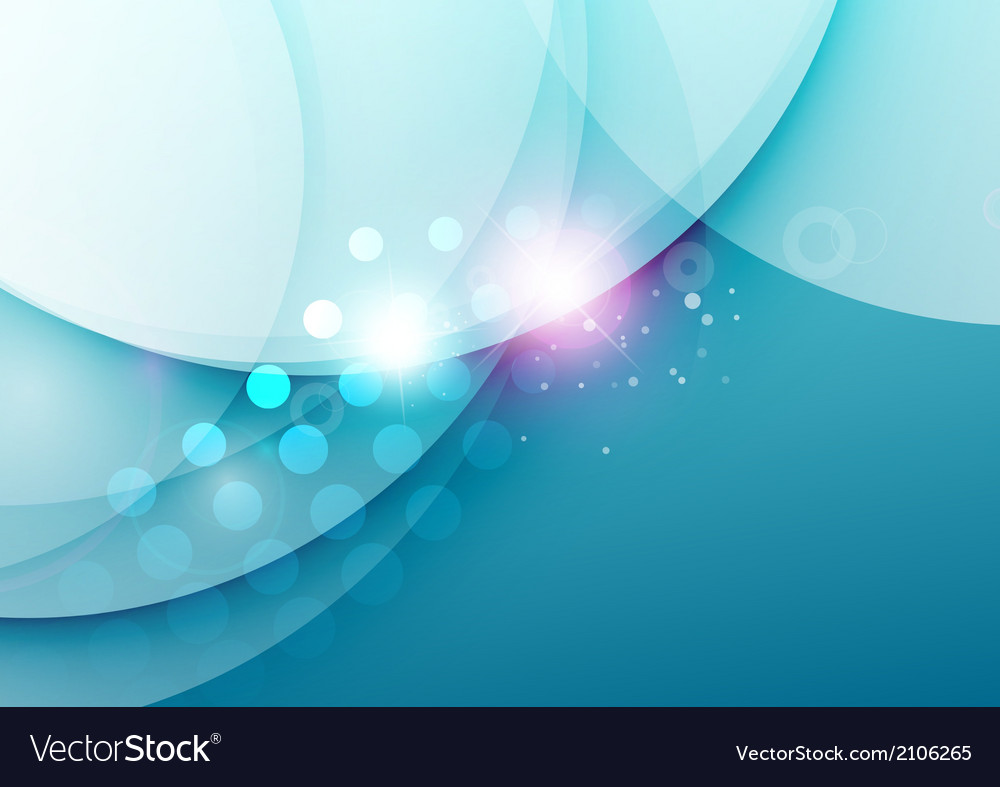 Elegant color waves with light flares