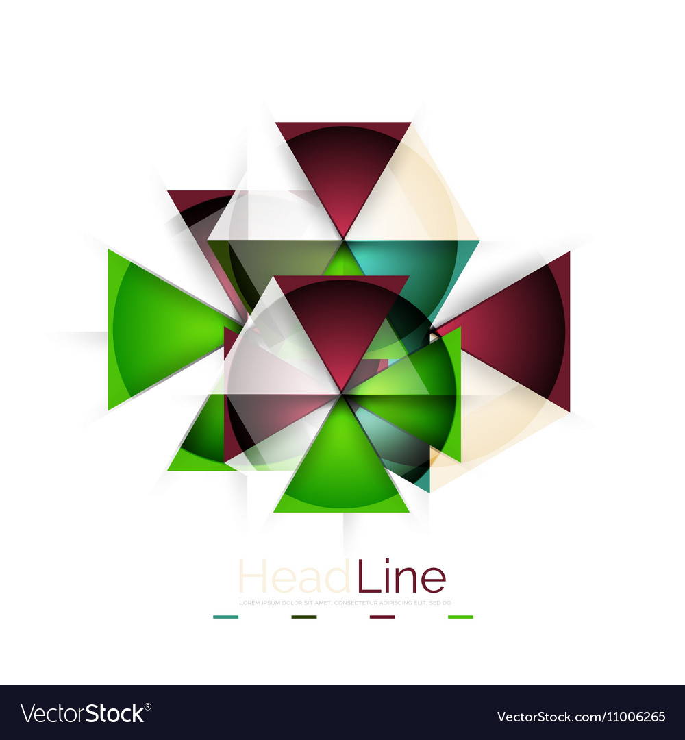 Triangle abstract background