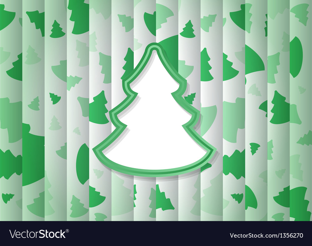 Abstract background christmas tree shape