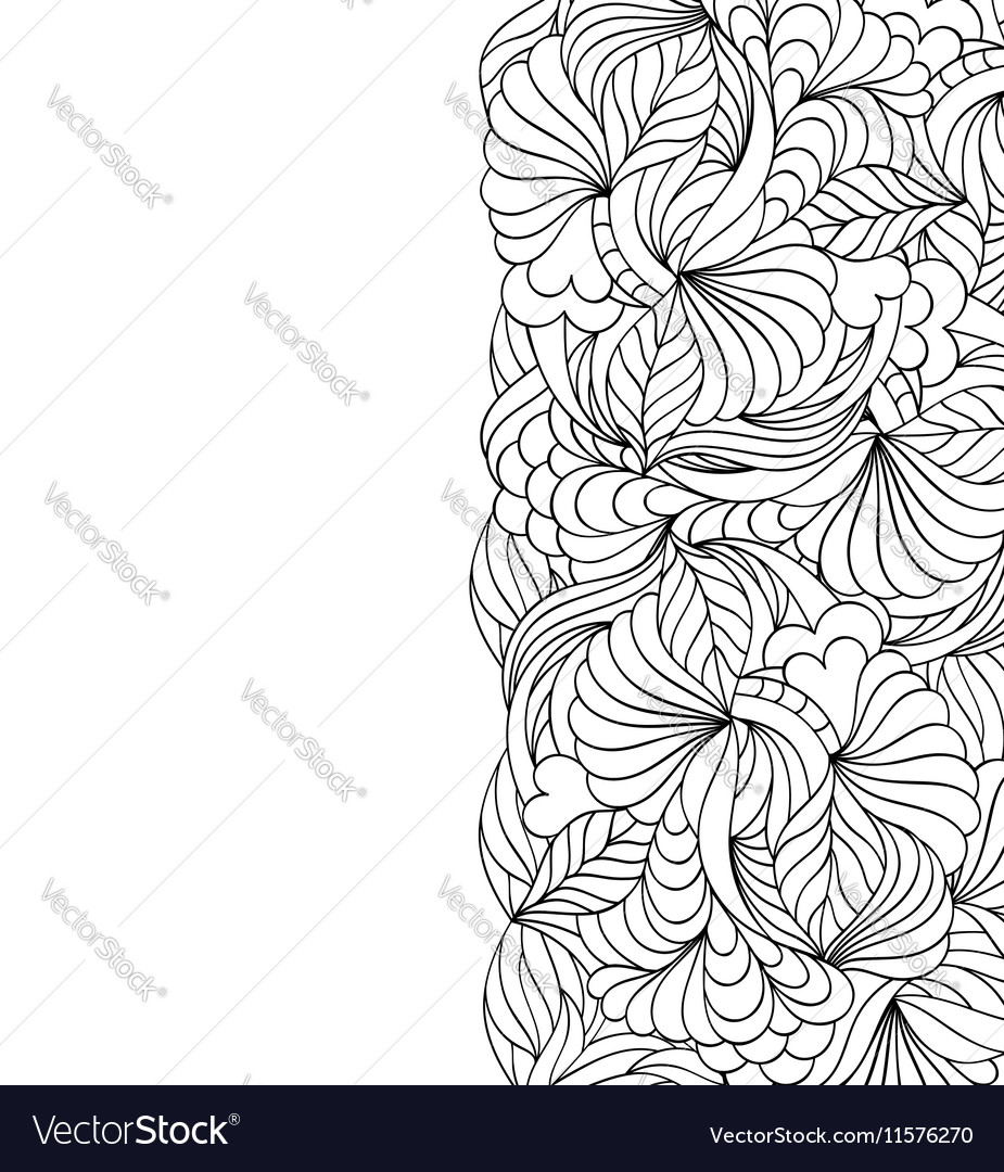 Abstract hand drawn pattern