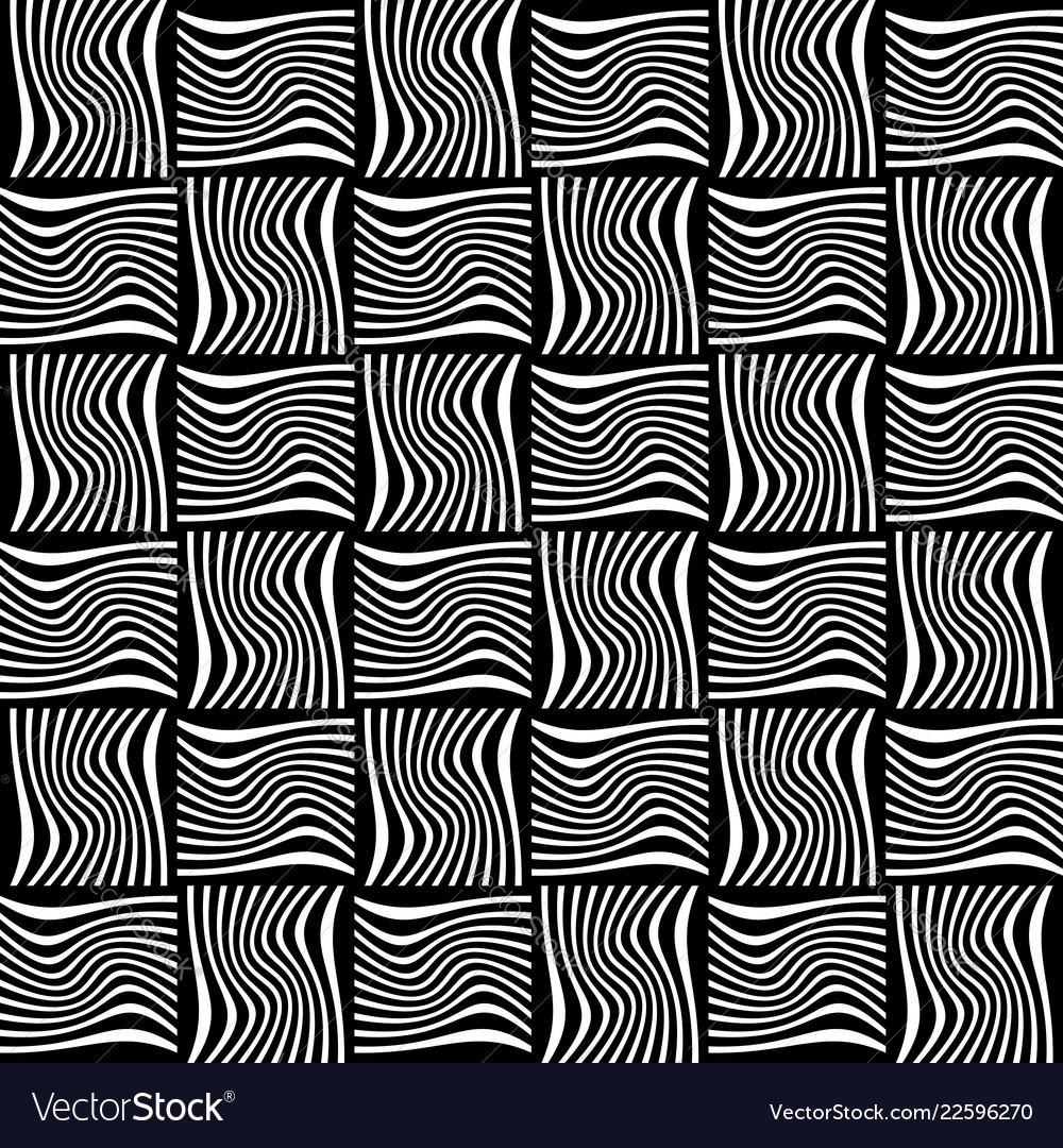 Abstract monochrome background with lined squares vector image Abstract monochrome background with lined squares