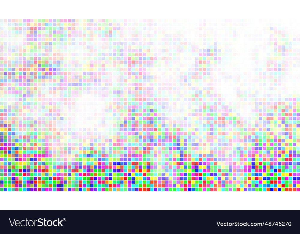 Abstract spectrum colorful bottom mosaic vector image Abstract spectrum colorful bottom mosaic