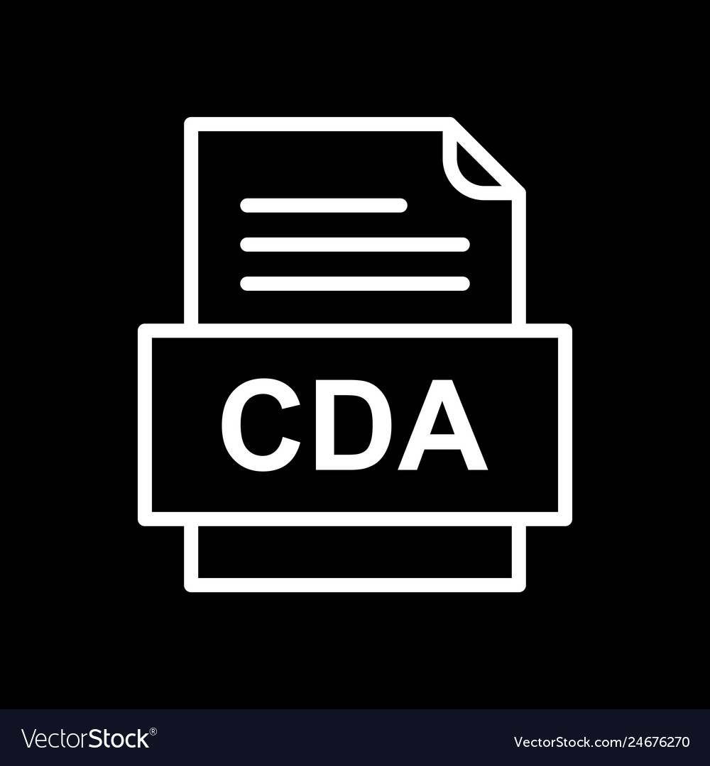 Cda file document icon