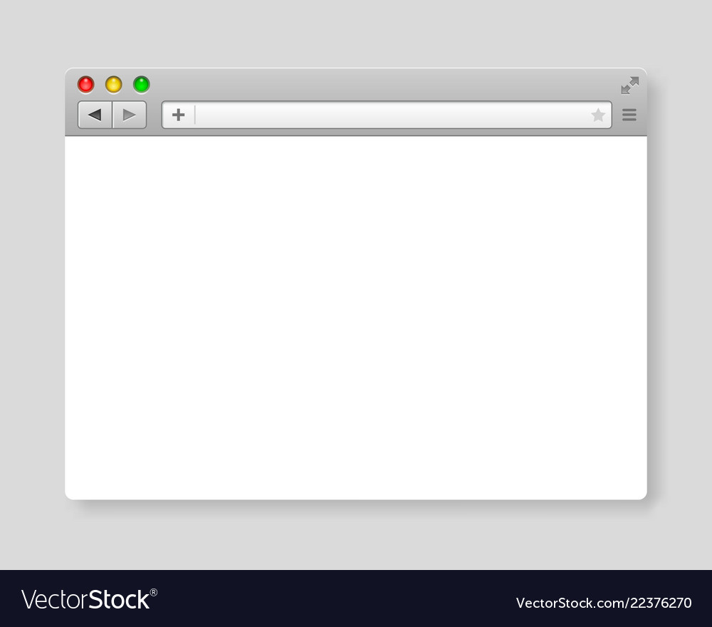 Design Internet Browser Template Royalty Free Vector Image