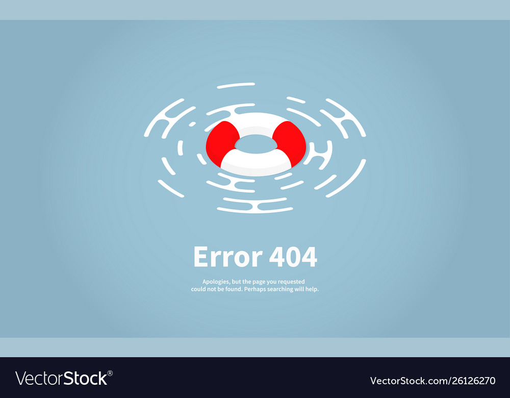 Isometric concept web error page