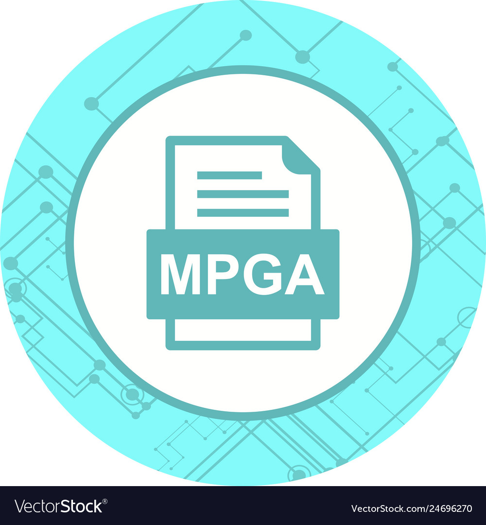 Mpga file document icon