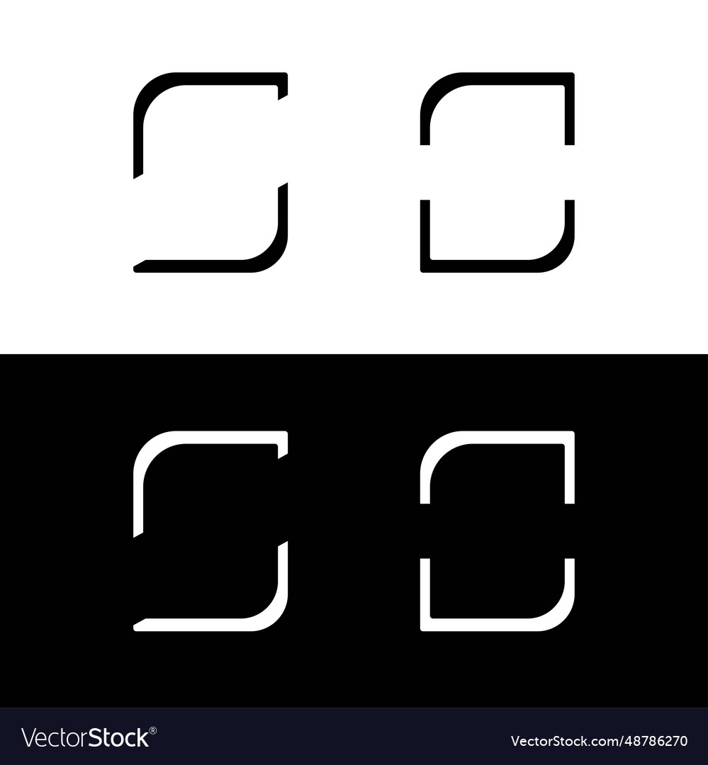 Rectangle logo template design