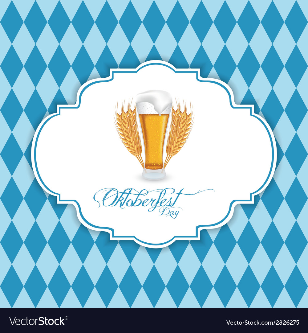 Abstract oktoberfest background with special
