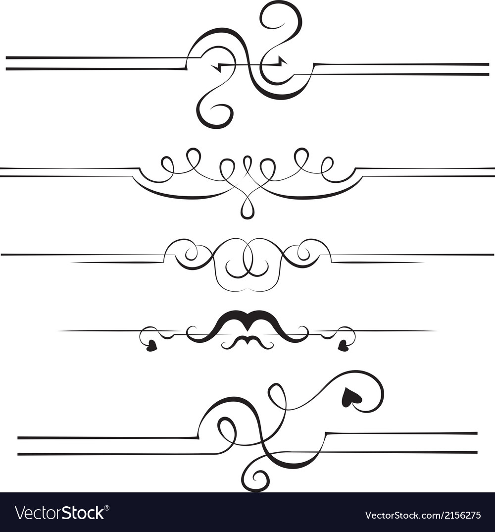 Decorative Swirl Elements