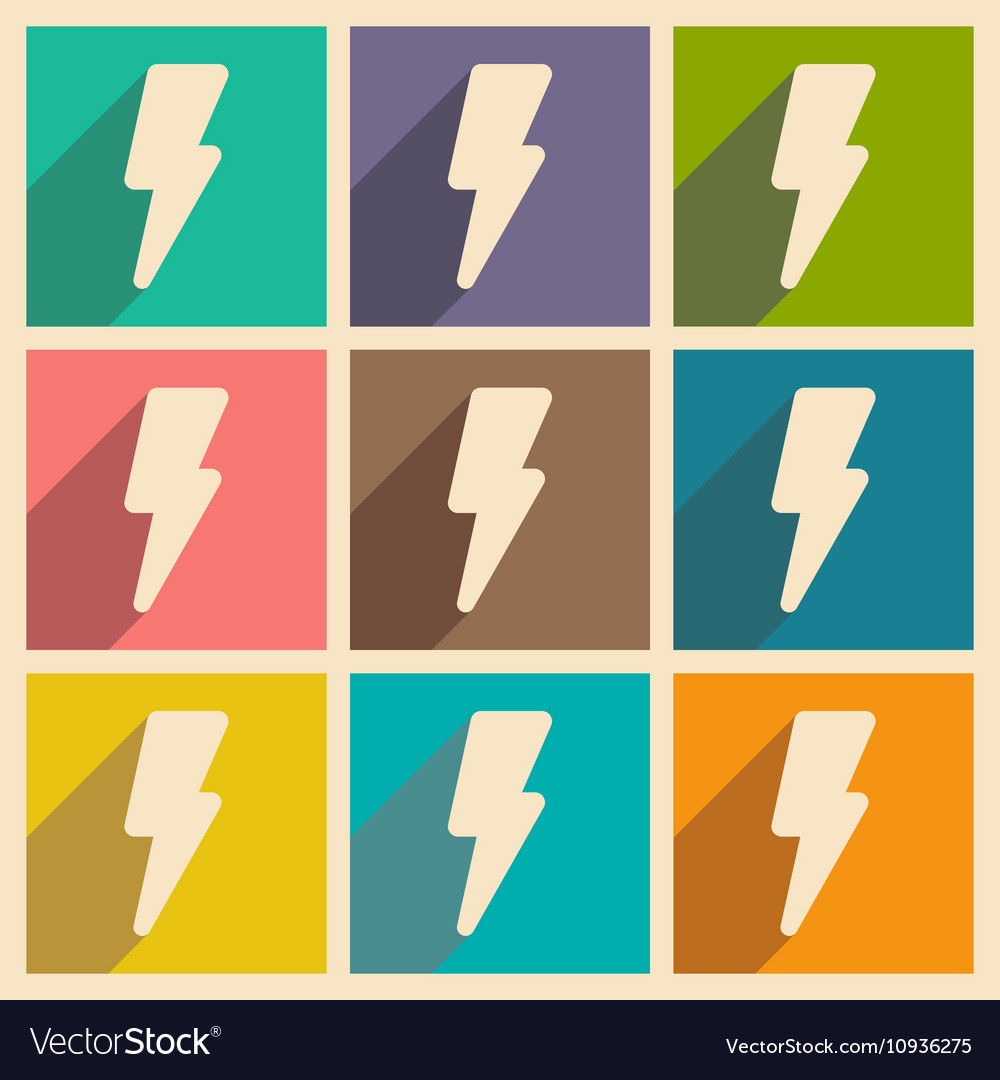 Flat with shadow concept and mobile application