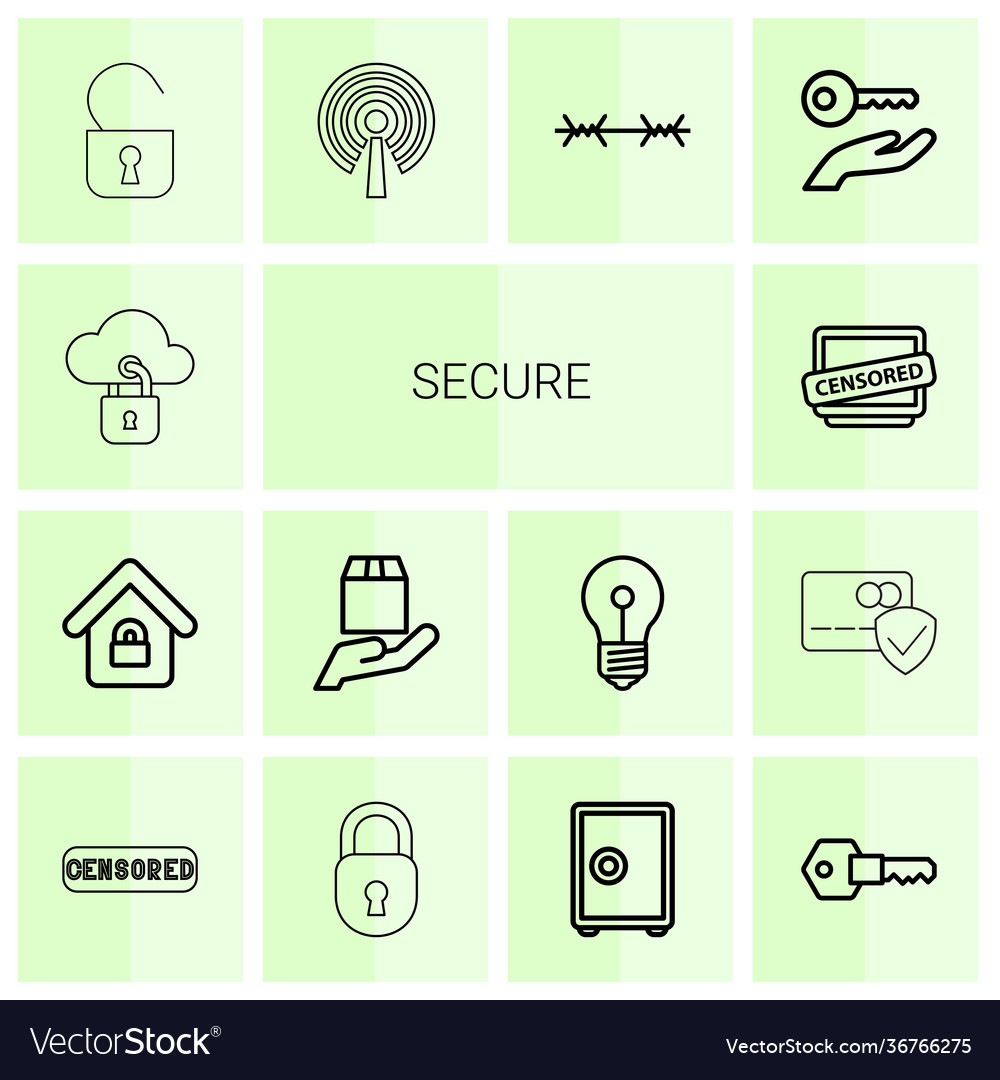 Secure icons