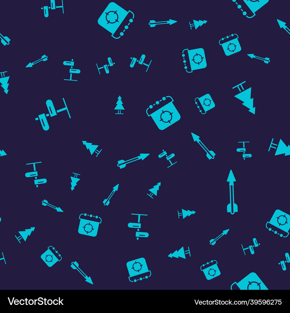 Set road traffic sign tree target sport Royalty Free Vector