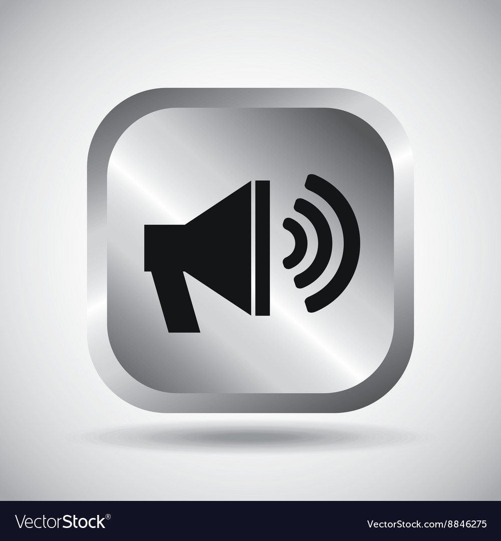 Silver speaker button design