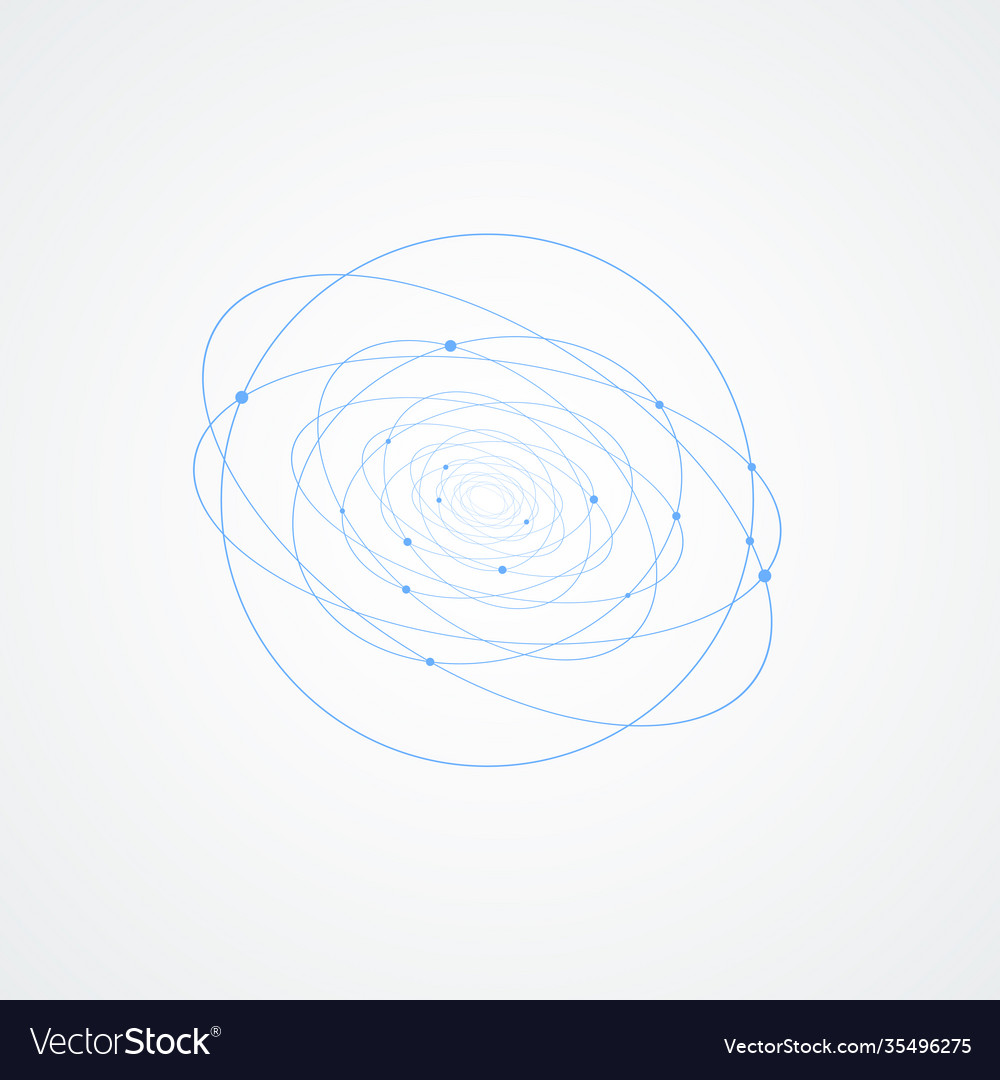 White background with abstract circles