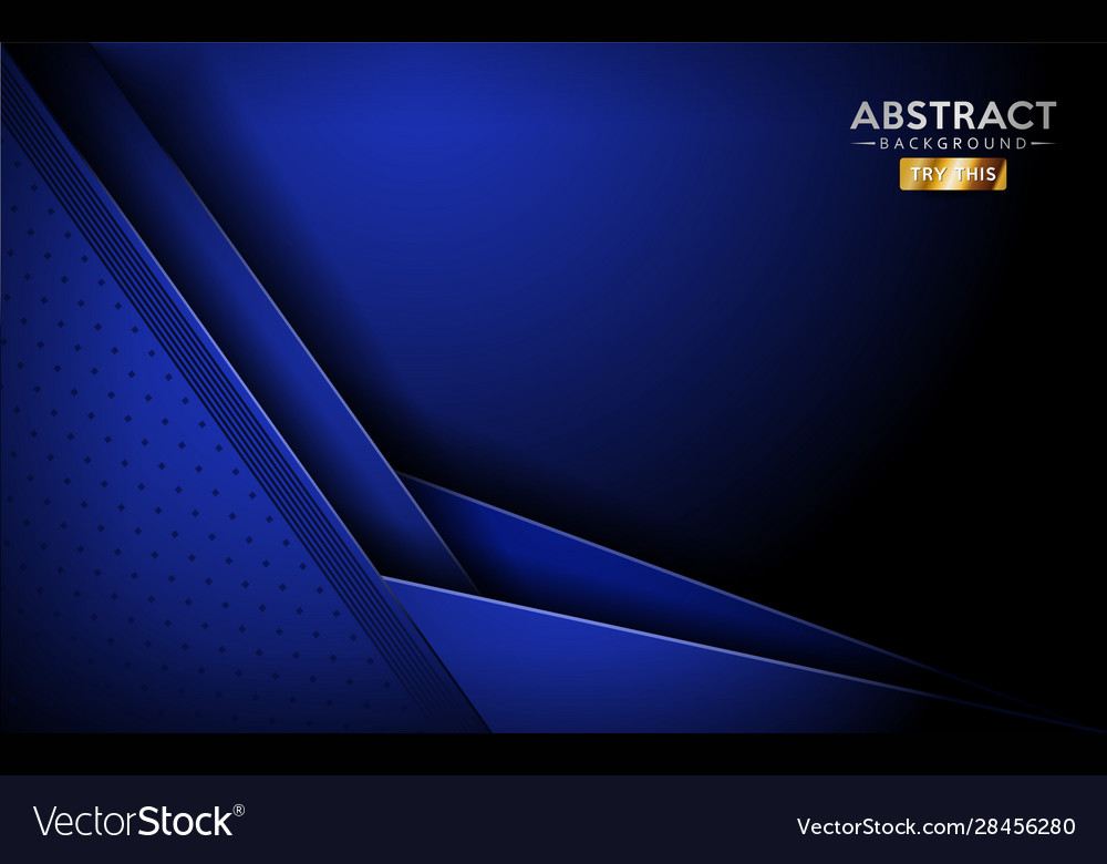 Abstract blue background with dynamic shape