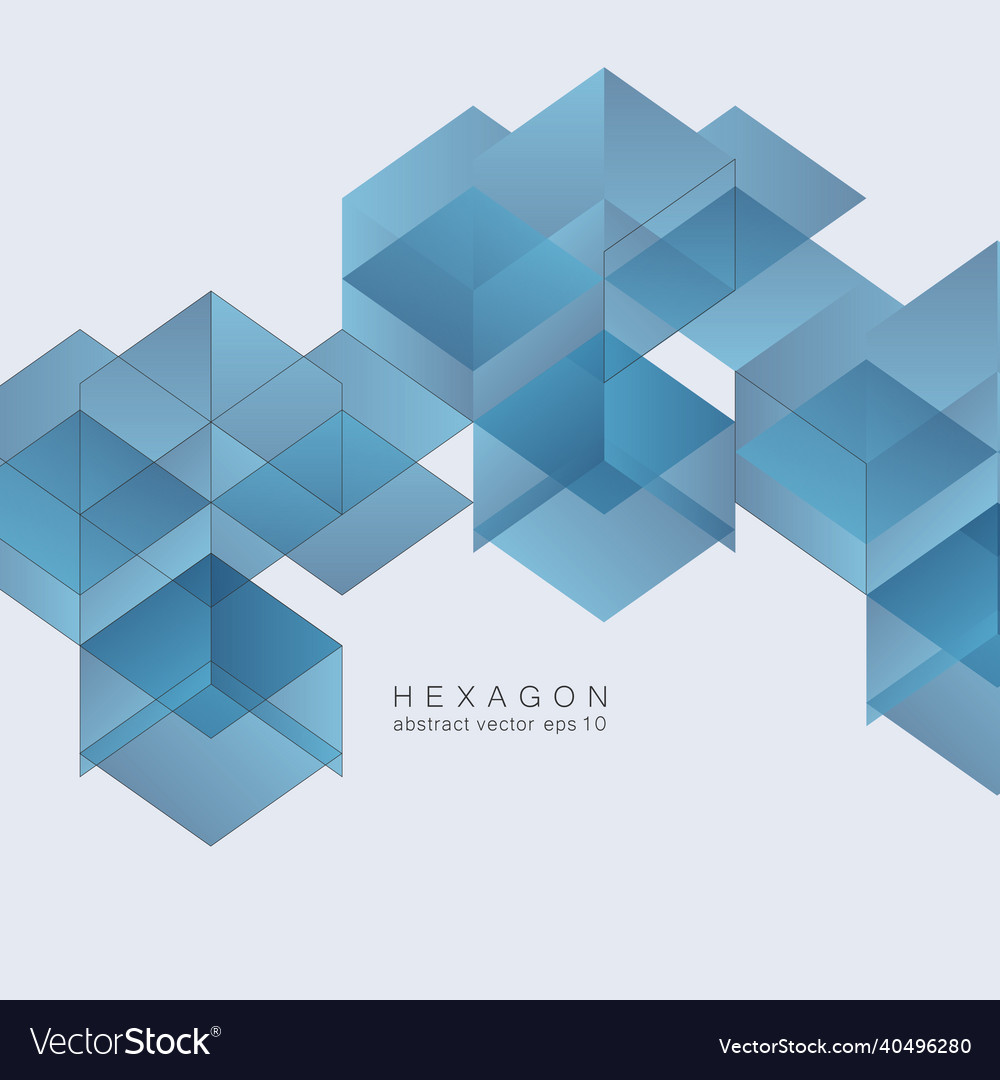 Abstract geometric overlapping triangles Vector Image Abstract geometric overlapping triangles