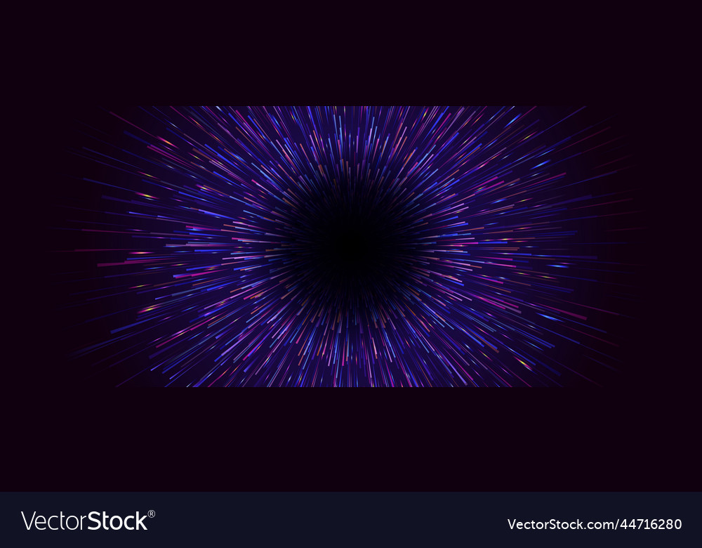Abstract starburst dynamic motion lines circular Vector Image Abstract starburst dynamic motion lines circular