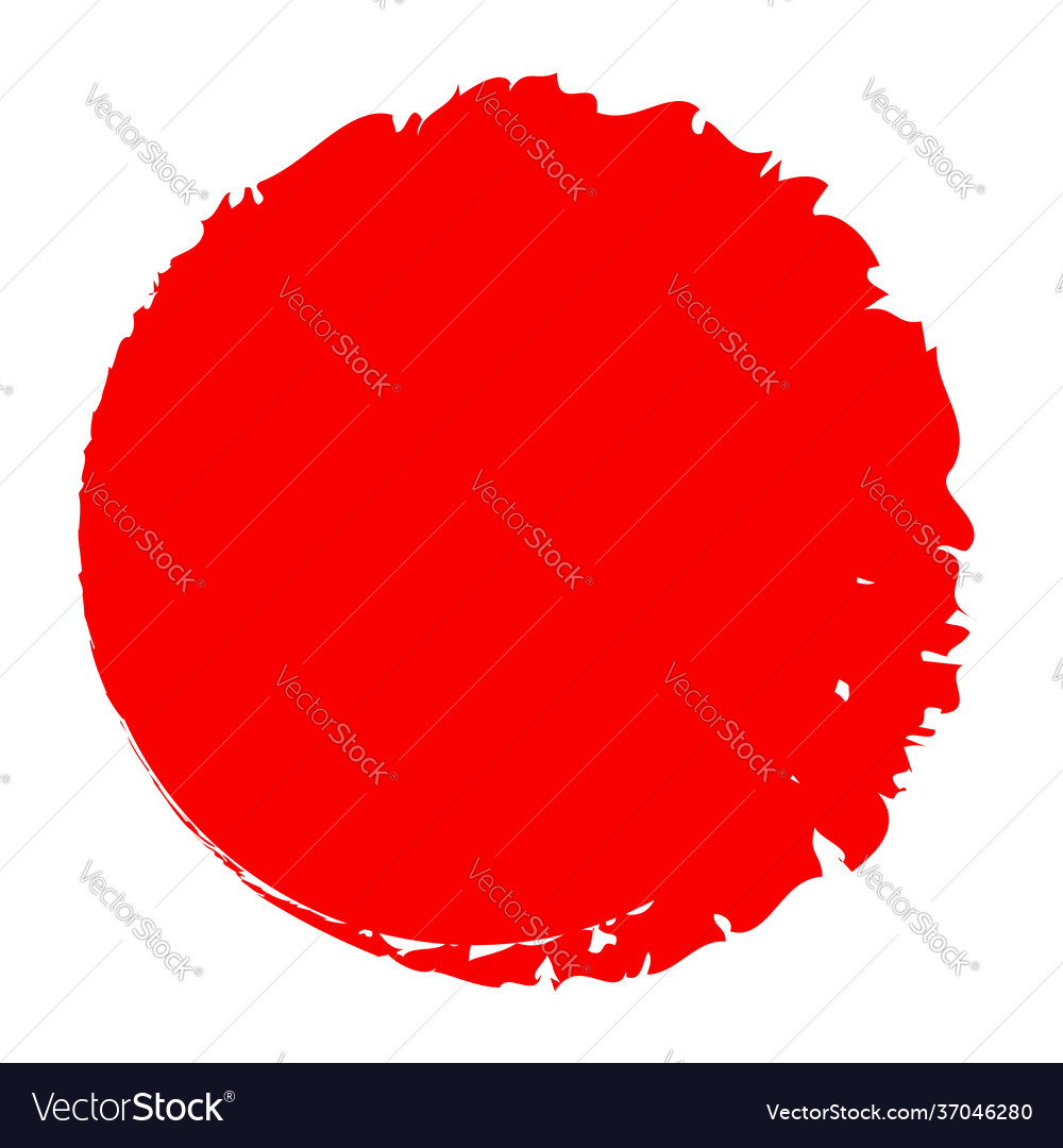 Grungy circle blob blotch vector image Grungy circle blob blotch