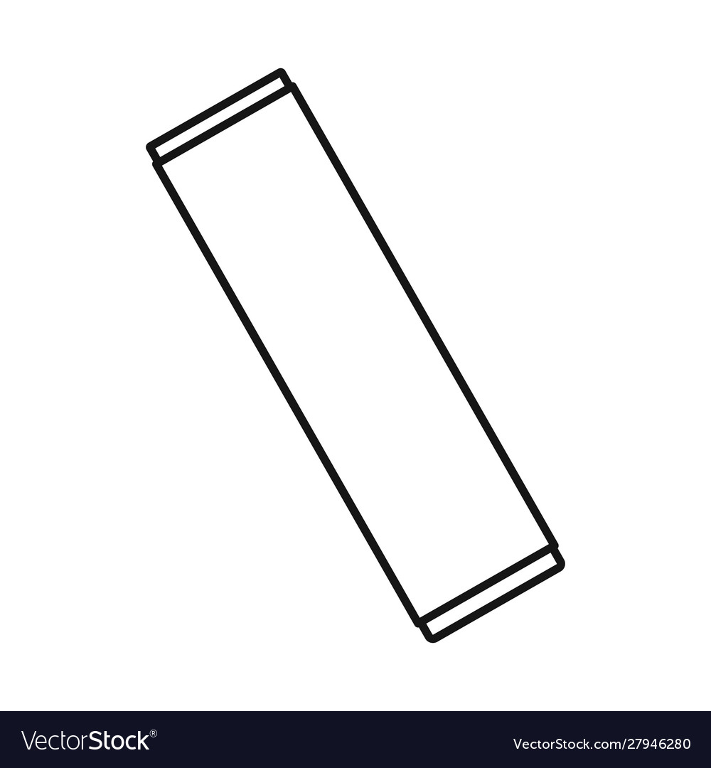 Isolated object chewing and stick symbol web