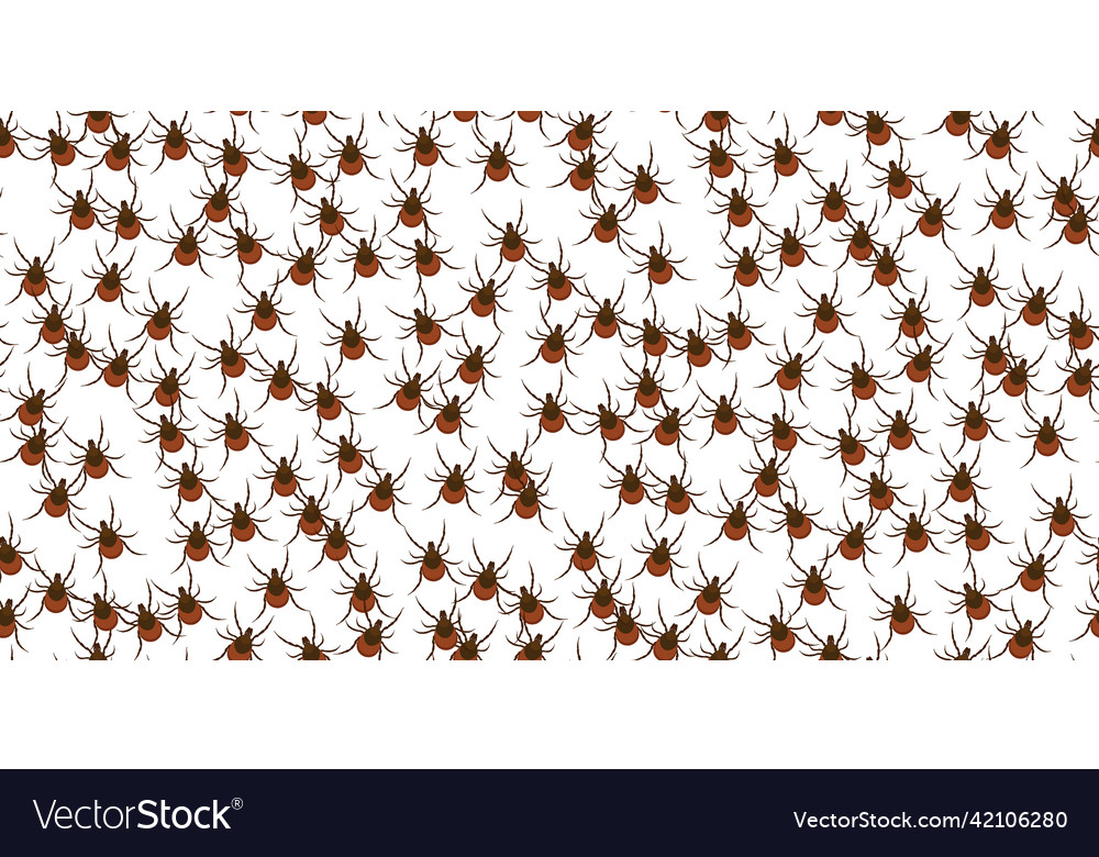 Mite bug seamless pattern insect control Vector Image Mite bug seamless pattern insect control