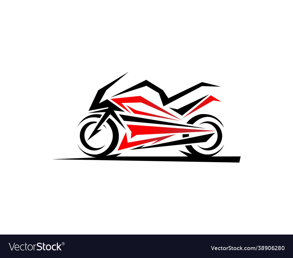 Motorcycle and bike logo Royalty Free Vector Image