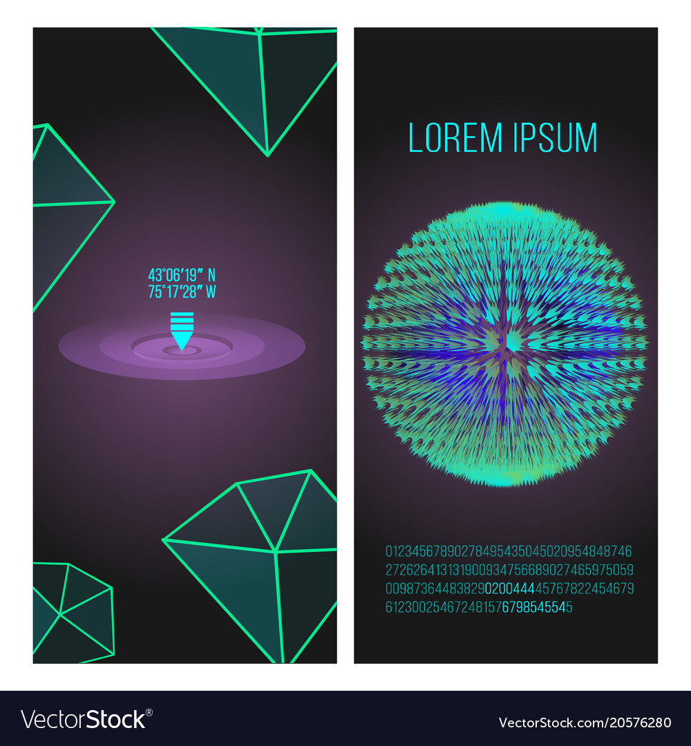 Sci-Fi Data Panel - Hologram Interface