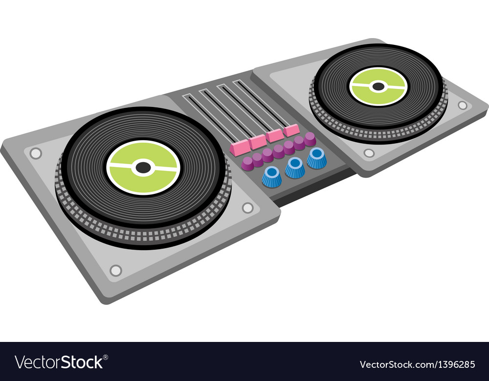 A view of record player