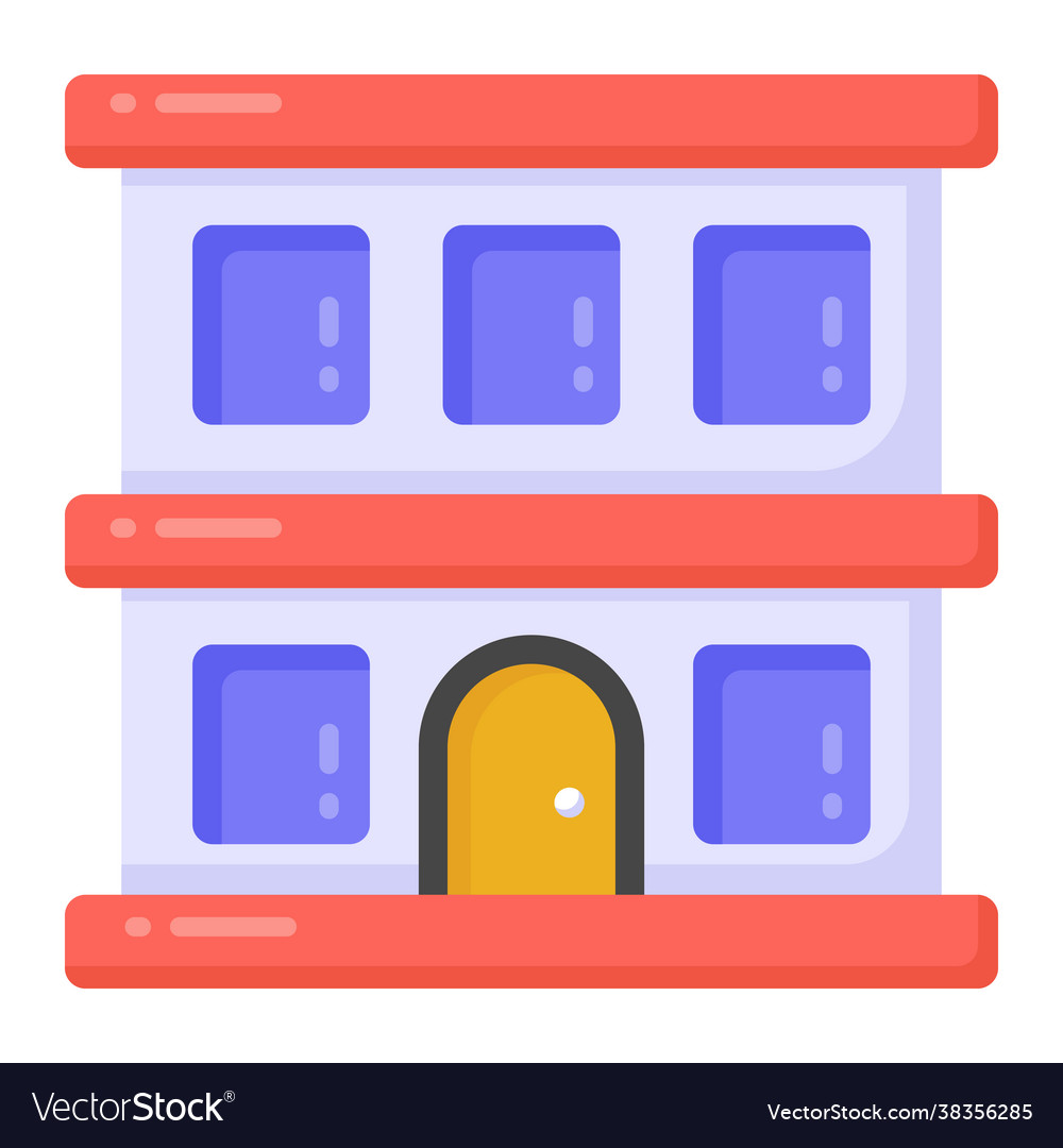 College building Royalty Free Vector Image - VectorStock