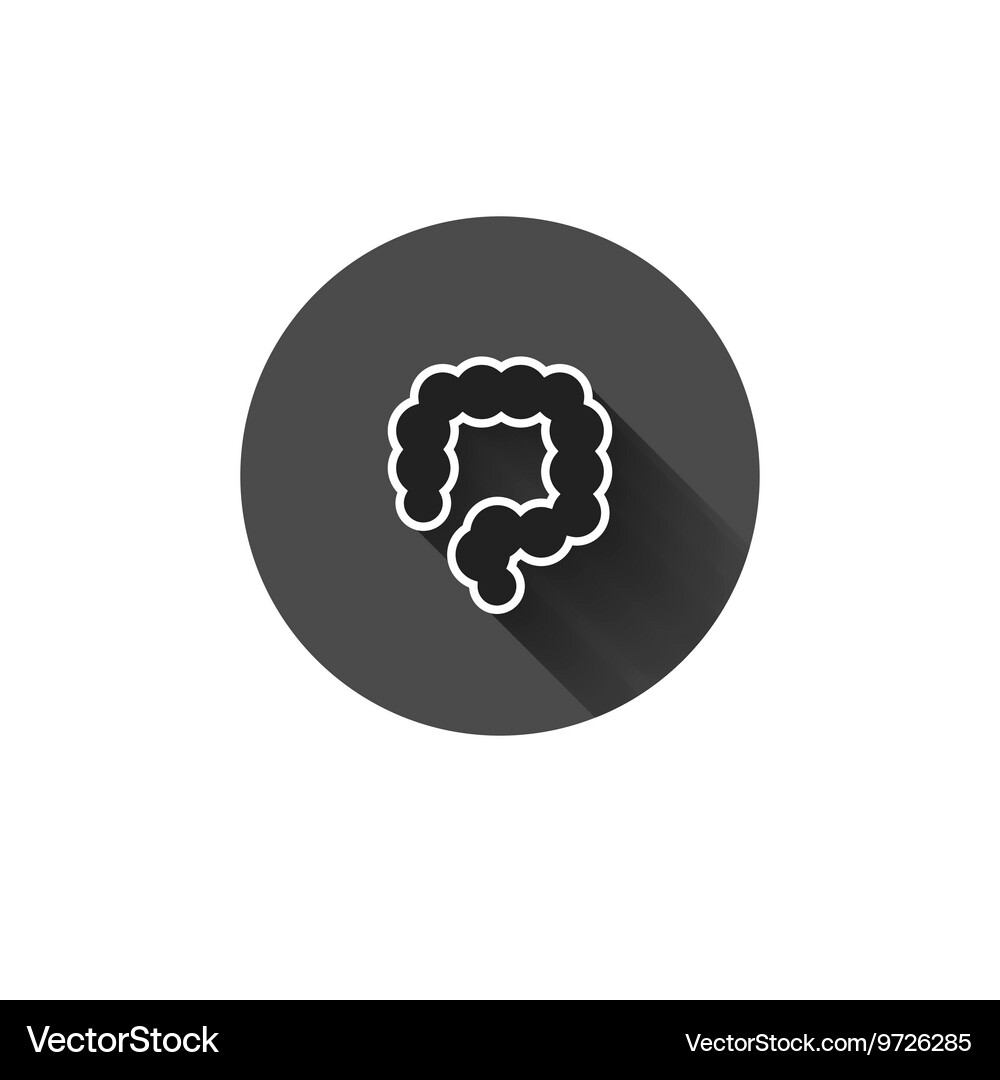 Colon simple icon Royalty Free Vector Image - VectorStock