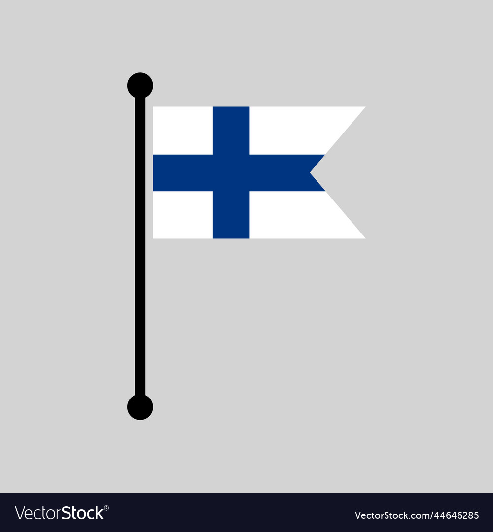 Flag of finland map pointer layout simple