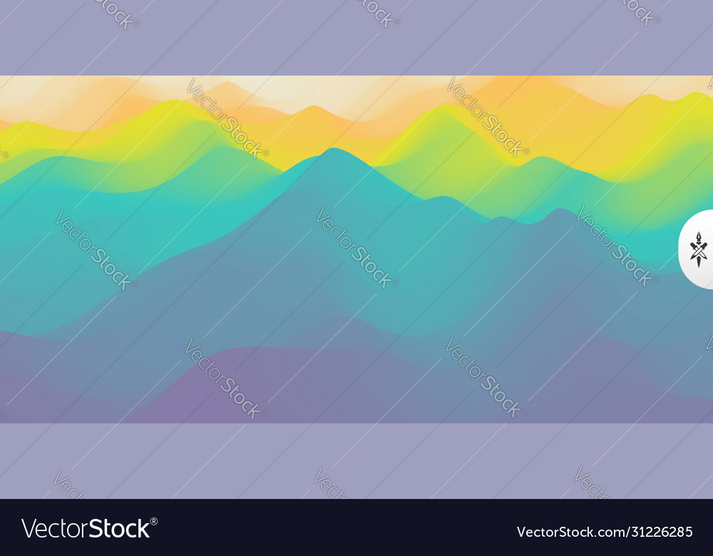 Berglandschaft Gebirgslandschaft abstrakt