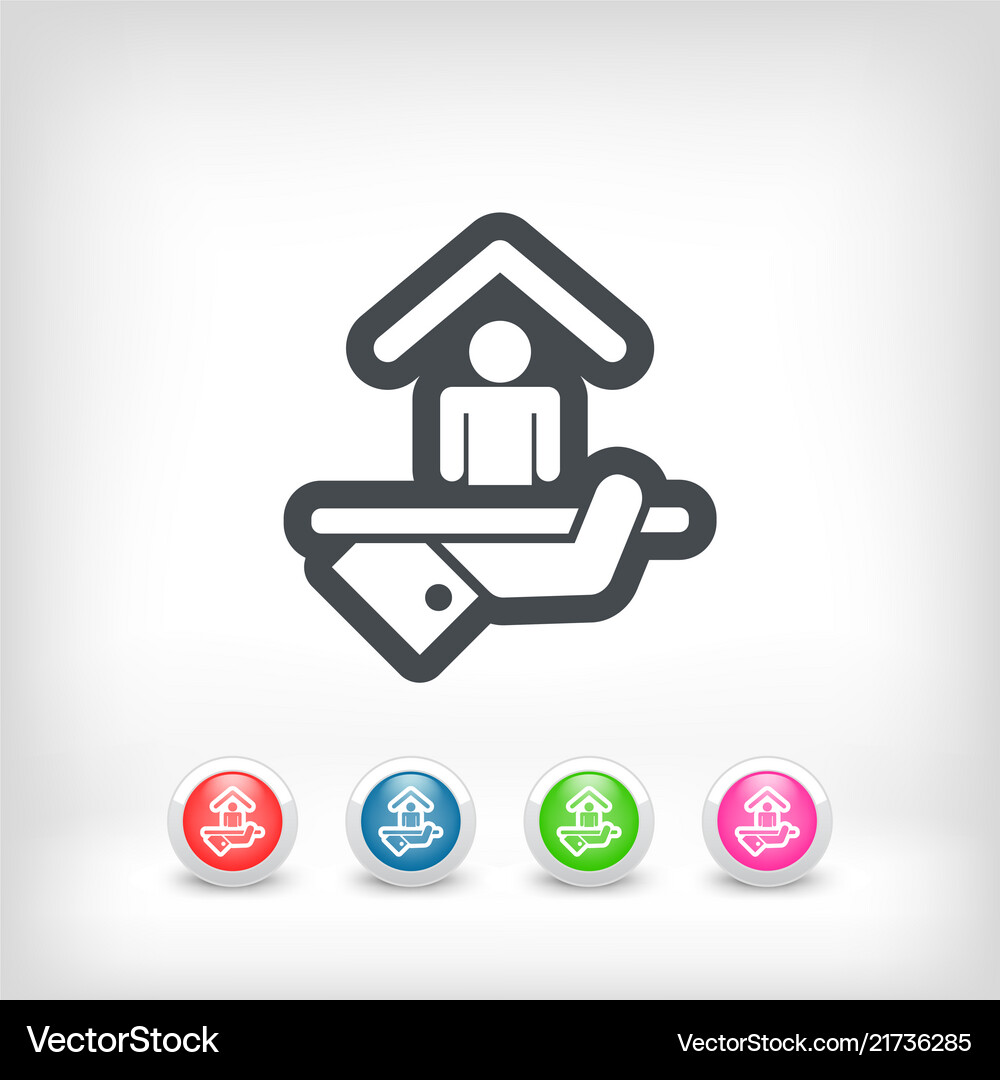 Single room Royalty Free Vector Image - VectorStock