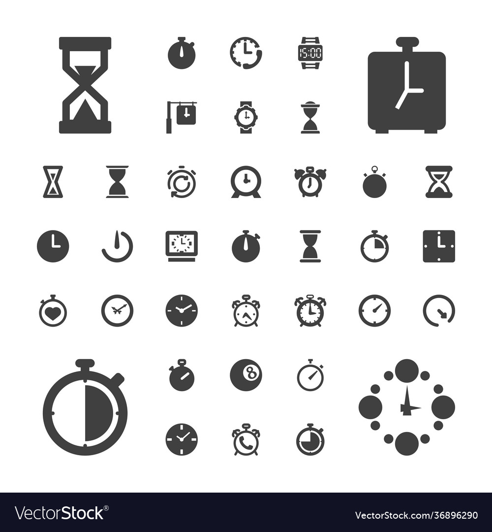 37 timer icons