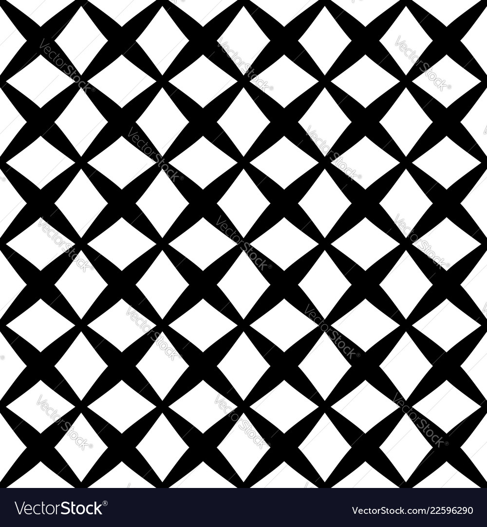 Abstract repeatable background pattern monochrome vector image Abstract repeatable background pattern monochrome